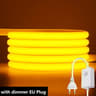 220V HighDensity COB LED Light Strip Kit With Inline Dimmer Switch  EU Plug 13