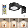 3Color LED Painting Frame Light With Remote  Touch Dimming Battery Powered 6