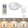 3Color LED Painting Frame Light With Remote  Touch Dimming Battery Powered 9