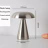 Retro Rechargeable Mushroom LED Table Lamp With Touch Sensor 6