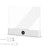 2in1 LED Flat Panel Book Light Rechargeable Night Vision Reading Lamp 7