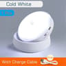 Wireless Round LED Motion Sensor Night Light USB Rechargeable EnergySaving Wall Lamp 6