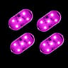 Wireless Magnetic LED Car Door Light Set USB Rechargeable Interior Welcome  Warning Lamp 10