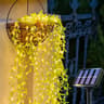Solar Powered Artificial Ivy Leaf String Lights Waterproof Outdoor Garden Garland Fairy Lights 6