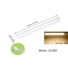 PIR Motion Sensor LED Under Cabinet Light Bar Dimmable Rechargeable Closet  Staircase Safety Lamp 11