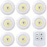 Wireless BatteryOperated LED UnderCabinet Puck Lights With Remote Control 14
