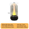 TouchControl Dimmable LED Bedside Night Light USB Rechargeable Mood Lamp With Glass Lampshade 6
