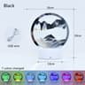 3D Moving Sand Art LED Night Light Flowing Sandscape Hourglass Table Lamp 7