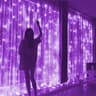 USB LED Remote Control Curtain String Lights For Bedroom  Events 12