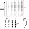 Smart AppControlled RGB LED Curtain String Lights With Remote  Music Sync 9