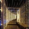Connectable LED Icicle Curtain String Lights For Christmas  Holiday Decor 6