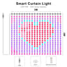RGBIC IR Remote Control LED Curtain Lights 2x2m  3x3m For Window  Party Decor 7