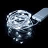 Battery Operated Silver Wire LED Fairy String Lights For Wedding  Holiday Decor 10
