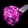 Battery Operated Silver Wire LED Fairy String Lights For Wedding  Holiday Decor 12