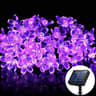 Outdoor Waterproof Solar Cherry Blossom LED String Lights For Patio Garden  Yard Decor 8