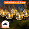 G40 Outdoor Globe LED String Lights IP65 Shatterproof Plastic Bulbs  Balcony Garland For Wedding  C 7