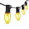 Outdoor Colorful C7 Shatterproof LED Replacement Bulbs 1W E12 Base RGB Waterproof Garland Lights 11