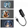 USB LED Christmas Projection Night Light Adjustable Holiday Decor Lamp With Interchanging Patterns 9