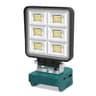 48W Portable LED Work Light Compatible With DeWaltMilwaukeeMakita Work Light Adjustable Base Rechar 6