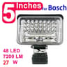 Cordless LED Work Light  USB Power Bank Adapter For Bosch 18V Battery 9