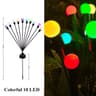 Outdoor Solar Lawn Lamp  WindDriven LED Firefly Ground Plug Light For Garden Decor 7