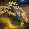 60 LED Solar Firework Lights Warm White Outdoor Waterproof Garden Garland Stakes 8