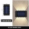 2 To 12 LED Solar Outdoor Wall Light Waterproof Down Luminous Lamp For Garden Balustrade Patio Deco 14