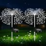 200 LED Solar Firework Lights Outdoor Copper Wire Flower Lamp For Landscape Patio Pathway Lawn Deco 6