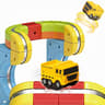 Electric Magnetic Car DIY Railway Track Building Set Interactive OffRoad Vehicle Toy Kit 8