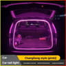 Waterproof RGB Silicone Car Trunk LED Light Strip Ambient Interior Lamp 13