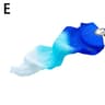 150cm Gradient Color Belly Dancing Silk Fan Veils Long Imitation Dance Props 6