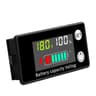 DC 8V100V Digital Voltmeter Battery Capacity Indicator With Temperature Alarm For 12V 24V Lead Acid 6