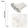50pcs Set 40Strand Woven Cotton Candle Wicks Soy Wax Core For DIY Candle Making  Kerosene Lamps 810 8