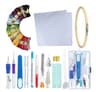 Magic DIY Hand Embroidery Pen Punch Needle Sewing Tool Kit With Colored Embroidery Threads  Knittin 10