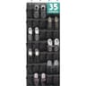35 Grid Over The Door Shoe Organizer Storage Hanging Bag With Large Mesh Pockets  4 Steel Hooks 8