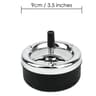 Metal Round Rotating Smokeless Ashtray PushDown SelfCleaning Ash Tray For Cigars  Cigarettes 6