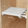 Expandable PunchFree Retractable Layer Shelf Board For Wardrobe Closet Kitchen Cabinet  Bathroom St 6