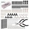 197Piece Zipper Repair Kit With Replacement Pullers Stops  HeavyDuty Install Pliers Tool 8