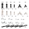 197Piece Zipper Repair Kit With Replacement Pullers Stops  HeavyDuty Install Pliers Tool 11