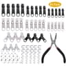 197Piece Zipper Repair Kit With Replacement Pullers Stops  HeavyDuty Install Pliers Tool 12
