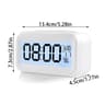 Digital Alarm Clock With Indoor Temperature Display Smart Light Sensor  Battery Backlight 6
