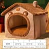 Foldable Pet House Removable Washable Cat Cave  Puppy Sofa Bed For Extra Small Dogs  Cats 8
