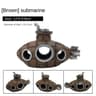 Resin Submarine Aquarium Ornament Fish Tank Decoration  Shrimp Shelter Cave 6
