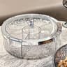 Snack  Fruit Divided Serving Tray Box With Lid  Compartment Rack For Candy Nuts  Dried Fruit 6