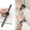 20mm Leather  Braided Hybrid Sport Strap For Samsung Galaxy Watch 7  FE  6  5  4 6