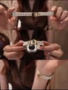 Luxury Leather Loop Strap For Apple Watch Band Series 111  Ultra 6