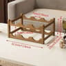 Creative Household Grid Red Wine Rack  Decorative Tabletop Bottle Storage Display 6