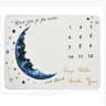 Newborn Milestone Blanket Set  Monthly Growth Photo Background With Wooden Prop Disc Card 9