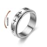 Cute Tortoise AntiStress Rotating Ring  Stainless Steel Anxiety Relief Spinning Ring 6