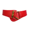 Womens PureColor Leather Waist Belt With Gold Buckle  Soft Adjustable Accent Belt For Dresses  Coat 6